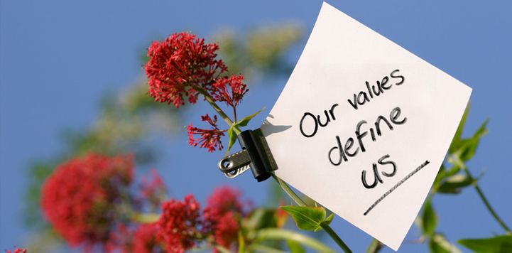 our values define us
